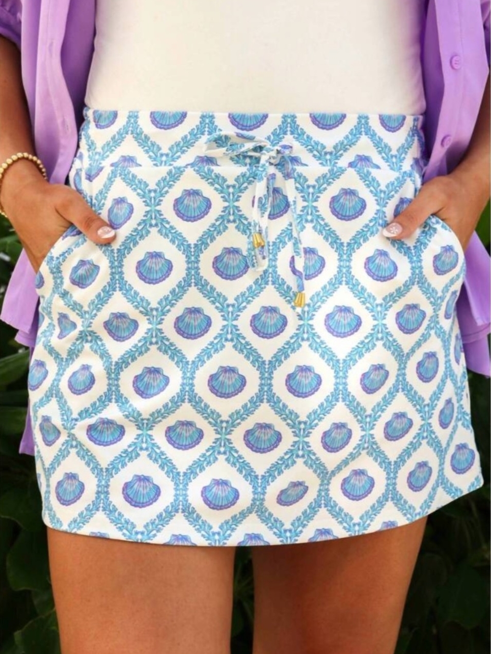 NEW Jess Lea Laurel Shells Everyday Skort